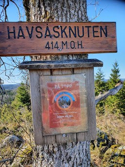 Havsåsknuten høyeste fjelltopp i Kristiansand Havsåsen