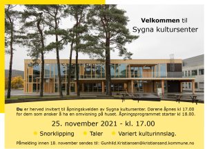 Nyhetsarkiv 6 Invitasjon 25 november