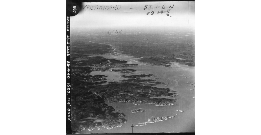 Kristiansand 22. april 1940 Hudson 224 squadron