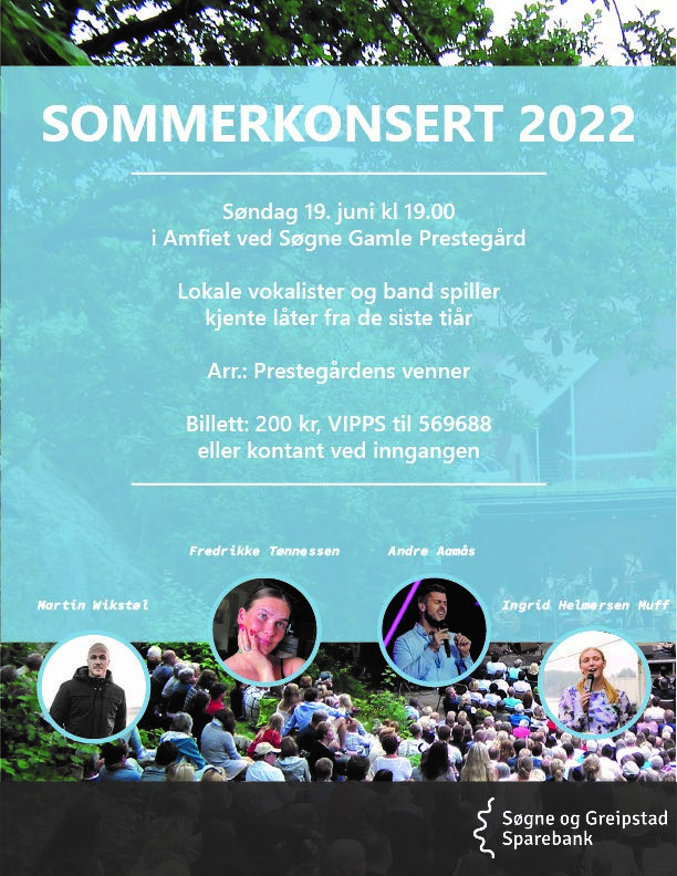 Plakat Sommerkonsert 2022