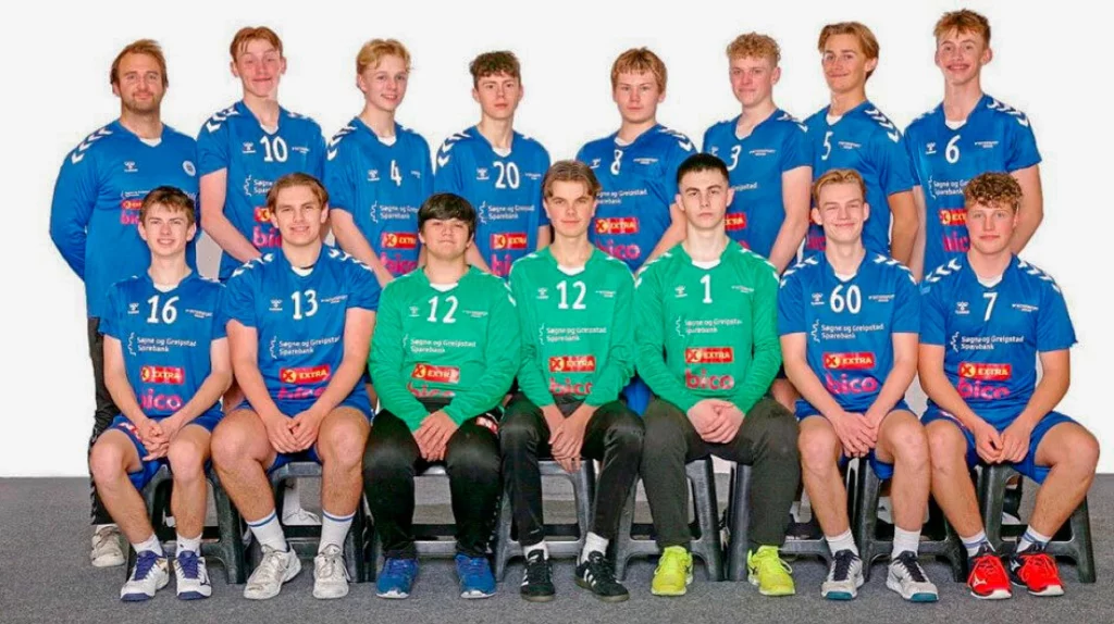 Sogne HKs guttelag per februar 2024 foto Sogne Handballklubb