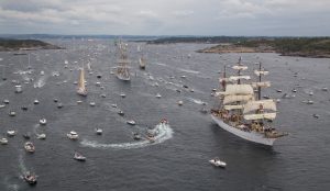 Utseilingen under Tall Ships Races i Kristiansand i 2015