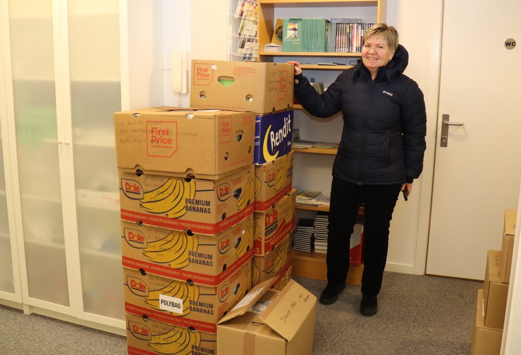 Irene Hæåk og Søgne menighet på flyttefot.
