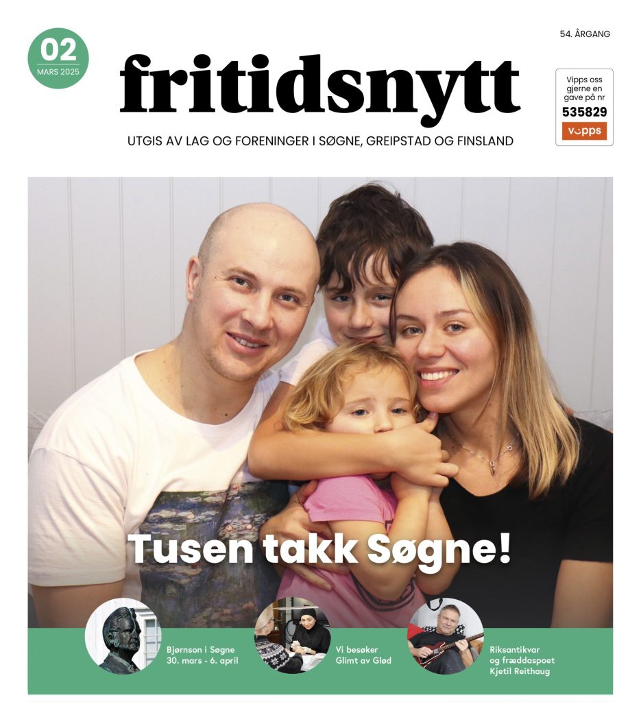 Forside Fritidsnytt nr 2 2025