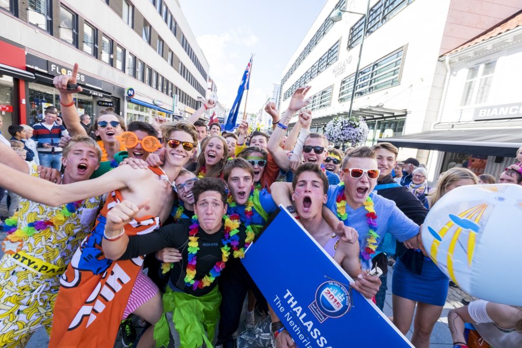 Crew paraden er ett av de store høydepunktene. Foto: Tor Erik Schrøder fra 2015