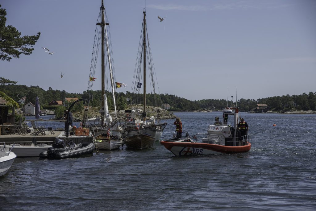 Kortreiste gleder ved Trysfjorden 8 Spennende besøk: Redningsskøyta Bill tok turen til Lastad der det ble anledning til å komme ombord.