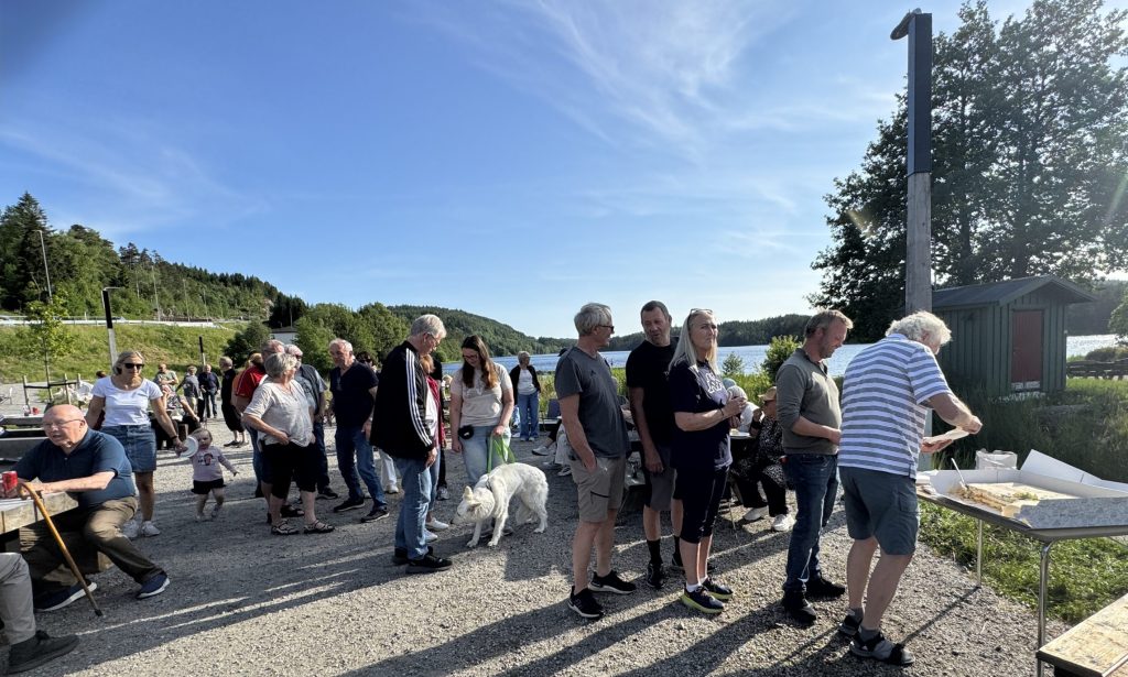 Kilenparken ble offisielt åpnet torsdag kveld 4 Bløtkakekø