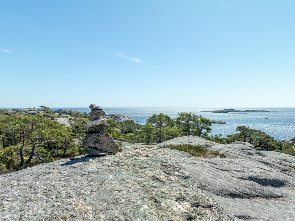 Friluftsparken i Søgne - Helleviga 10 Utsikt fra Riomsvigvarden. Foto drone: Gunstein Myre