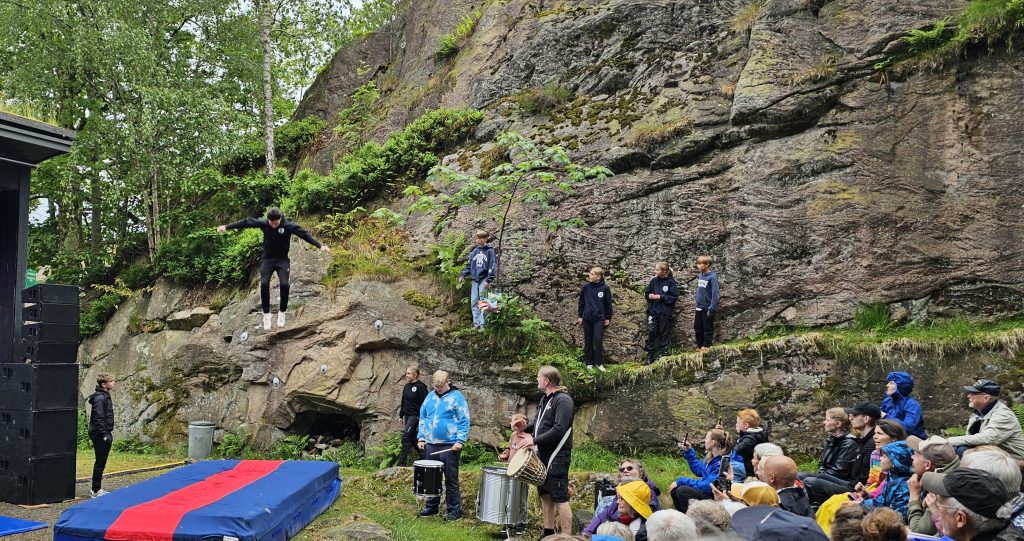 Dette var kjempebra! 3 Parkourgruppa i Søgne turnforening