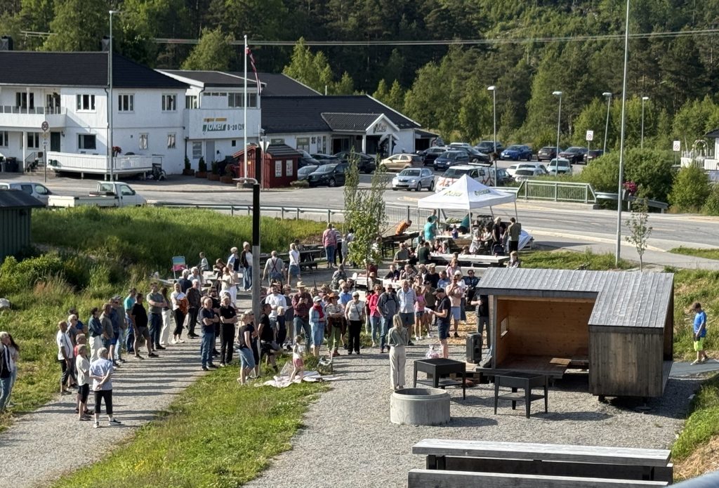 Kilenparken ble offisielt åpnet torsdag kveld 8 Kilenparken
