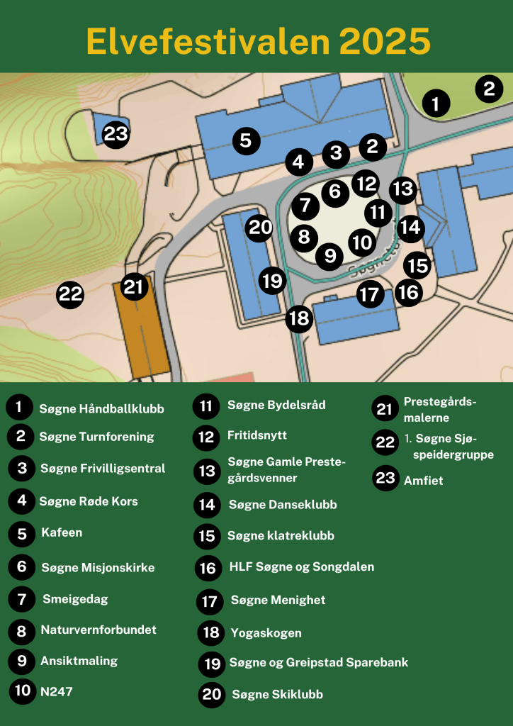 Elvefestivalen stand 2025