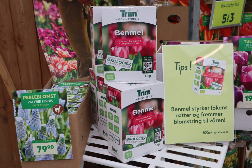 Plant blomsterløk nå - vakkert til våren! 1 På Hageland Søgne anbefaler Mari og Elisabeth å bruke benmel når du setter blomsterløk. Det er også noe som rådyr ikke liker.