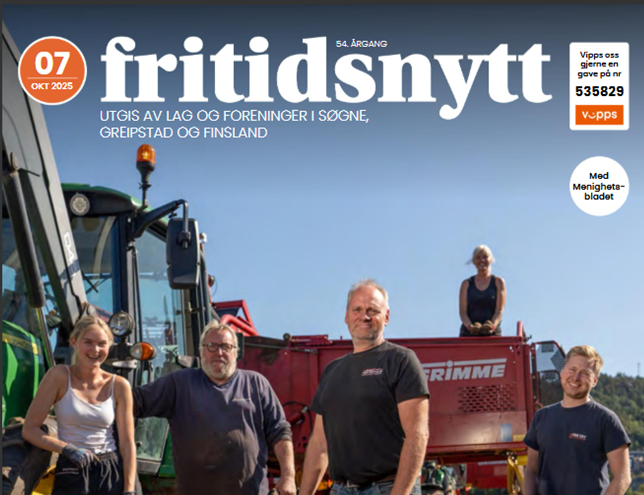 Forside Fritidsnytt nr 7 2025