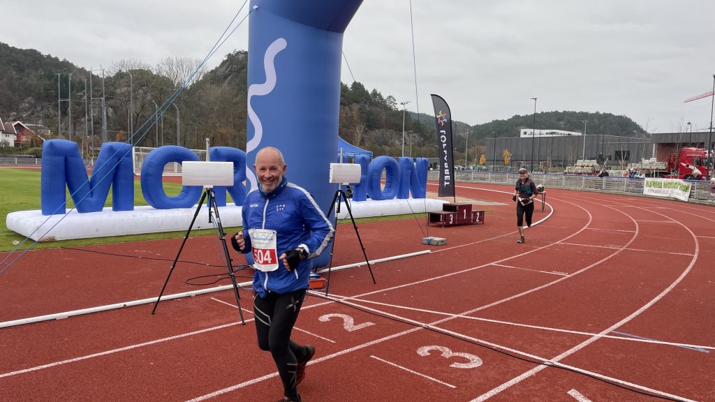 Nok et vellykket Morothon! 19 Håvard Severinsen var blid etter løpet.