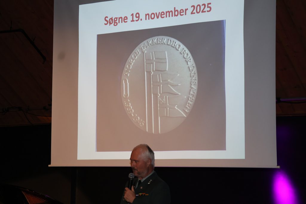 Utdeling av Minnemedaljen