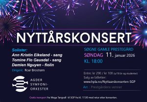 Nyttårskonsert på Søgne gamle prestegård